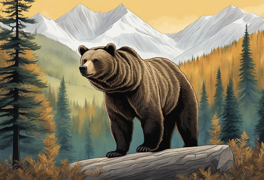 Grizzly Bear Wall Art: Transform Your Space with Wild Elegance