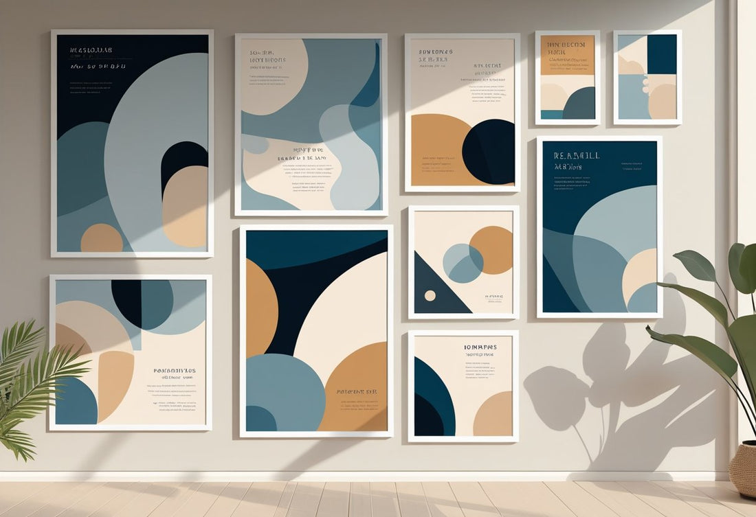 Mixing Poster Sizes for Dynamic Wall Decor: Tips for Creating Striking Displays