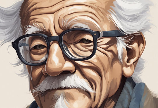 Old Man Portrait Poster: A Timeless Art Piece for Your Home Decor