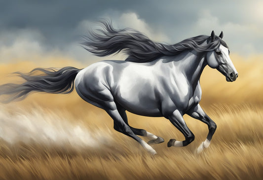 Running Horse Print: Capturing the Grace and Power of Equine Movement