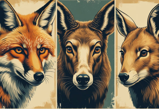Vintage Animal Face Posters: A Unique Blend of Art and Nature