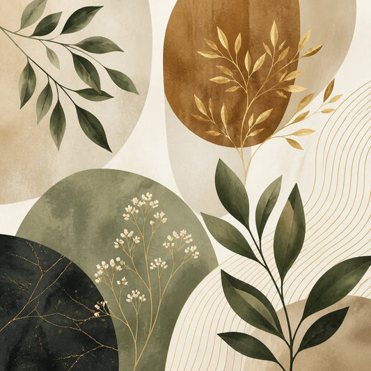 Abstract Nature Wall Art for Stylish, Intentional Spaces
