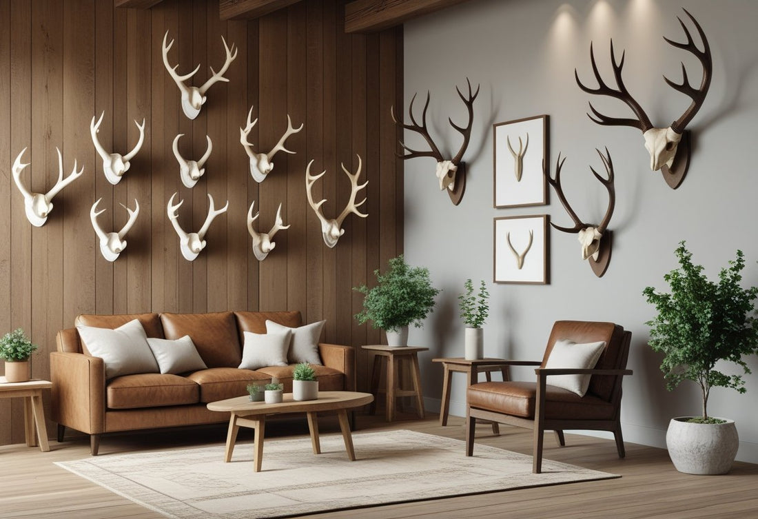 Antler Wall Decor Ideas for Stylish Rustic and Modern Homes