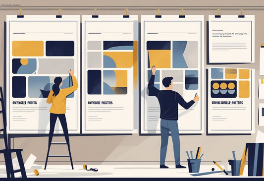 Arranging Oversized Posters With Smaller Accents: A Guide for Effective Display
