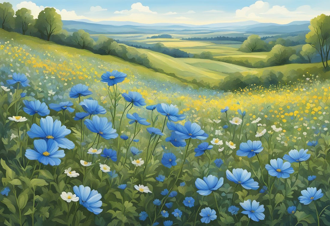 Blue Flower Print: A Timeless Design Choice for Fashion and Home Decor