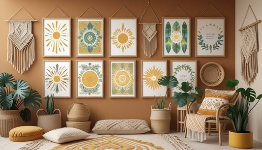 Boho Poster Decor Ideas for Cozy, Eclectic Wall Displays