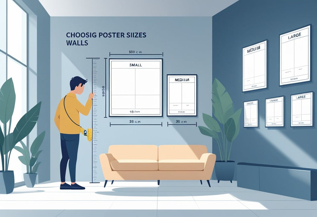 Choosing Poster Sizes for Walls: A Friendly Guide to Perfect Fit and Layout Choices
