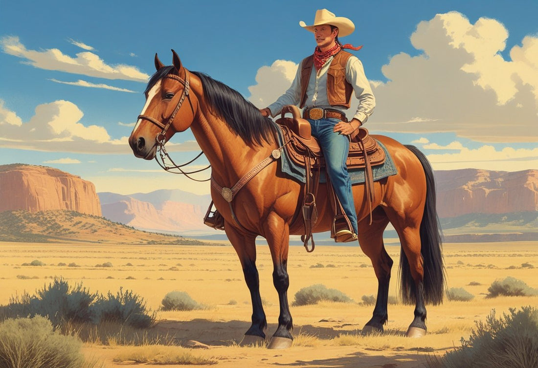 Cowboy and Horse Print: A Timeless Western Aesthetic for Home Decor
