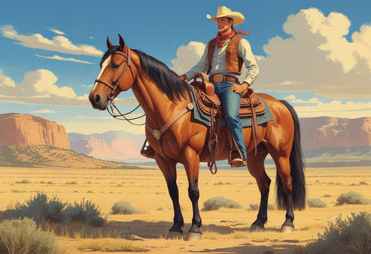 Cowboy and Horse Print: A Timeless Western Aesthetic for Home Decor