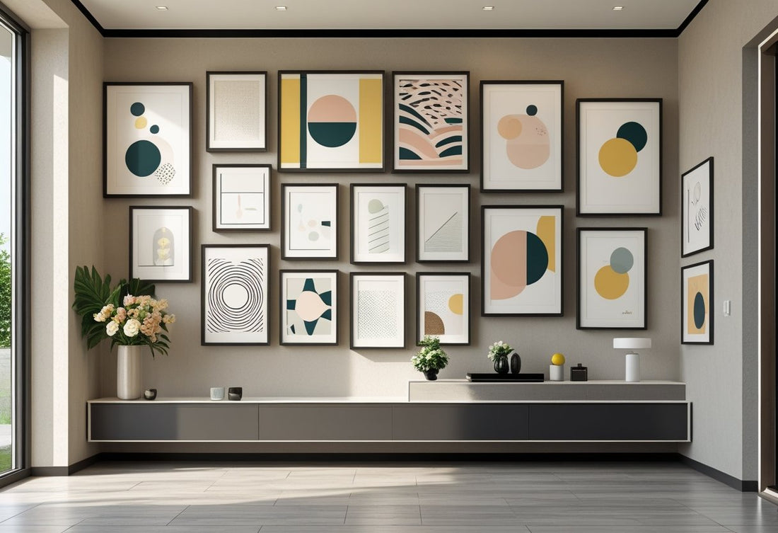 Creative Poster Clusters for Entryway Walls: Transform Your Space with Artful Arrangements