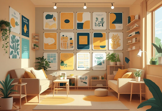 Creative Poster Layouts for Small Apartments: Maximize Space and Style
