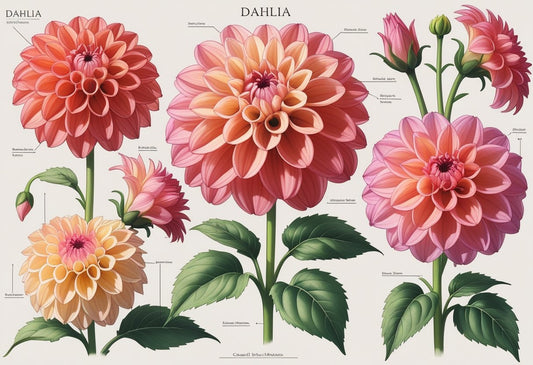 Dahlia Flower Print Guide for Stylish Home Decor and Fabric Designs