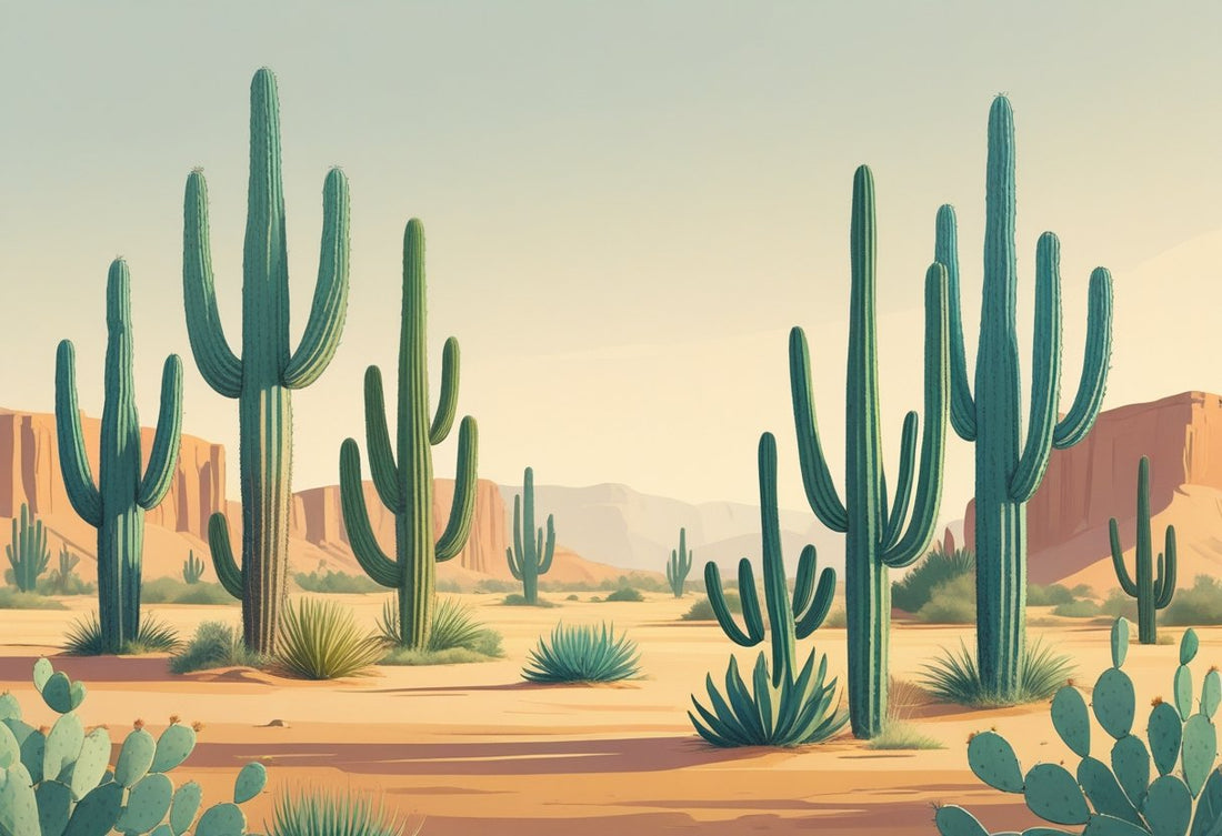 Desert Cactus Art for Wall: Creative Ideas to Enhance Your Space