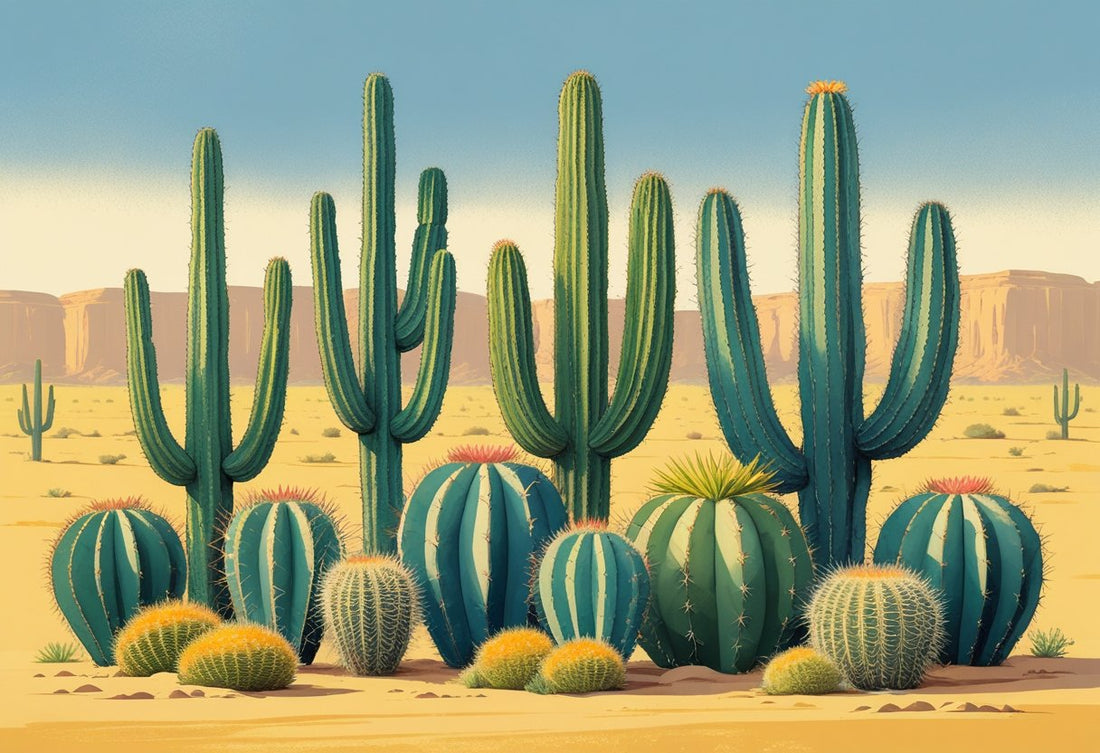 Desert Cactus Wall Print: Transform Your Space with Unique Desert Art