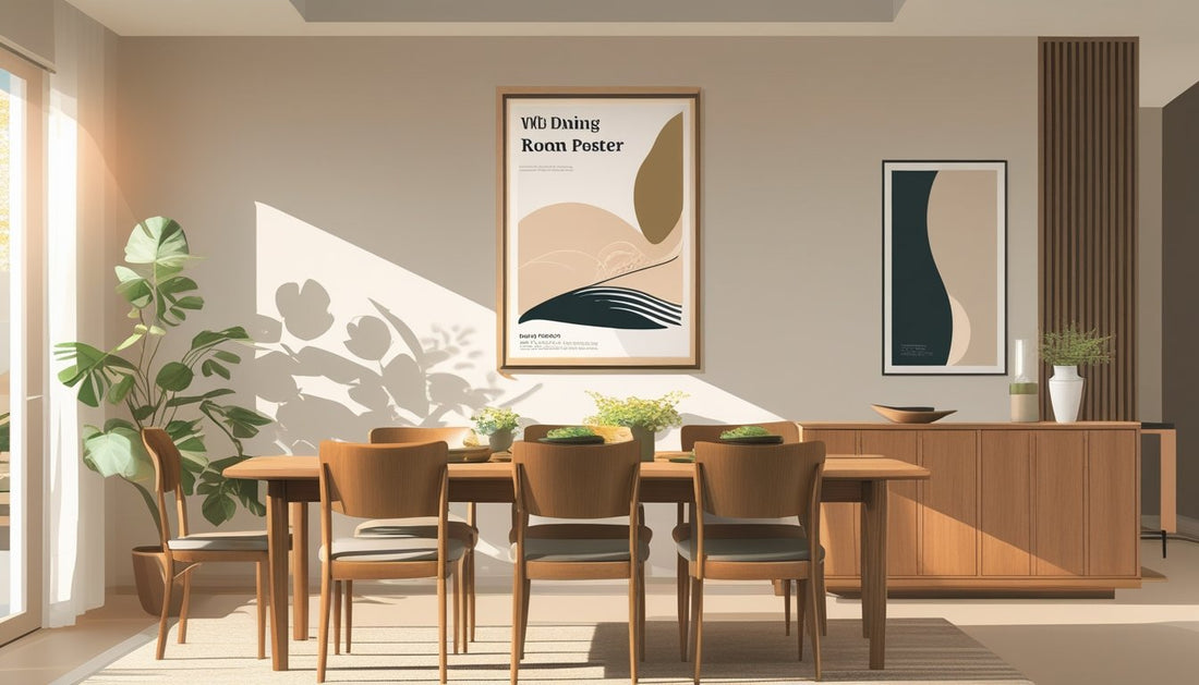 Dining Room Wall Poster Placement: Simple Tips for Balanced, Stylish Displays