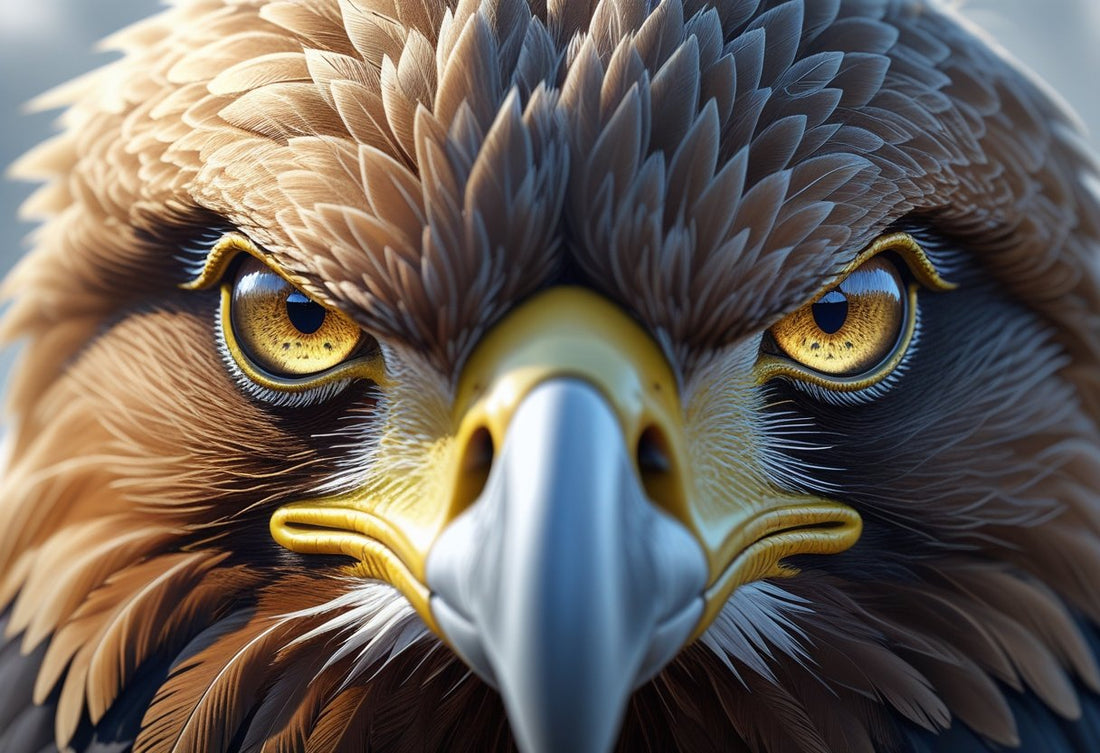 Eagle Eyes Portrait Art: Capturing the Majesty of Avian Elegance