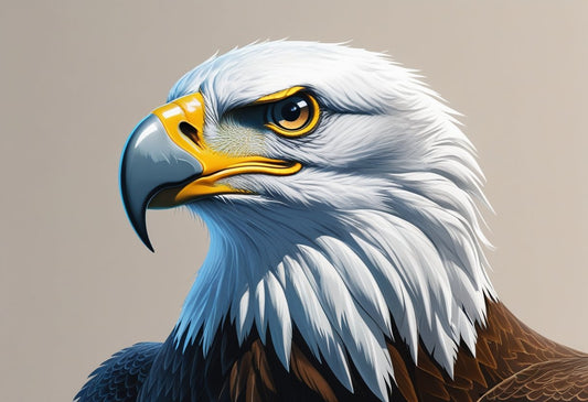 Eagle Head Wildlife Wall Print: Elevate Your Space with Nature's Majesty