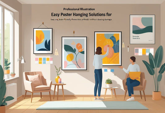 Easy Poster Hanging Solutions for Renters: Stress-Free Ways to Decorate Without Damage