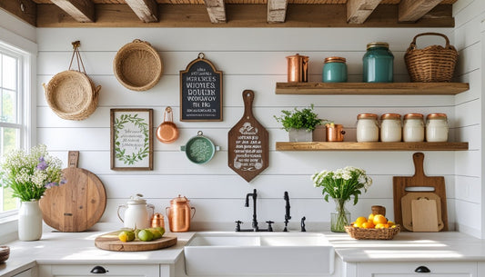 Farmhouse Kitchen Wall Decor Ideas And Styling Tips