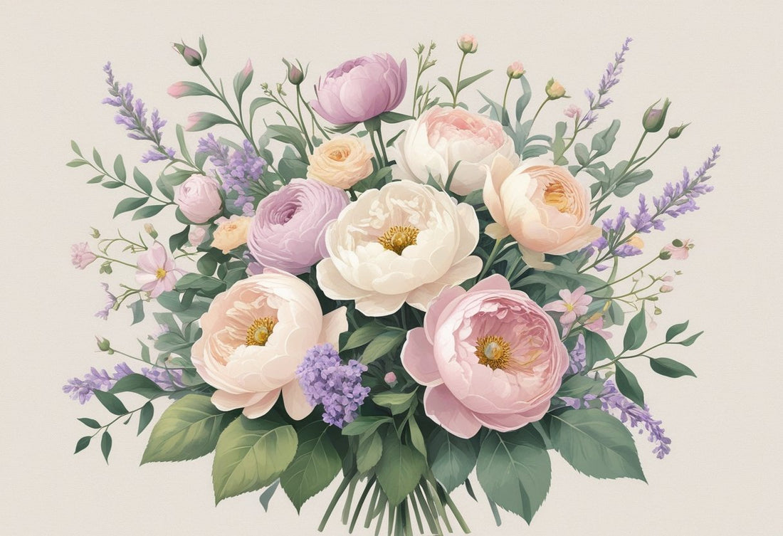 Floral Canvas Poster Print: Enhance Your Home Décor with Artful Elegance