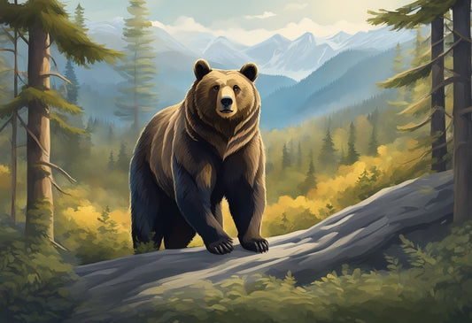 Framed Bear Wall Art: A Stylish Addition to Your Home Décor