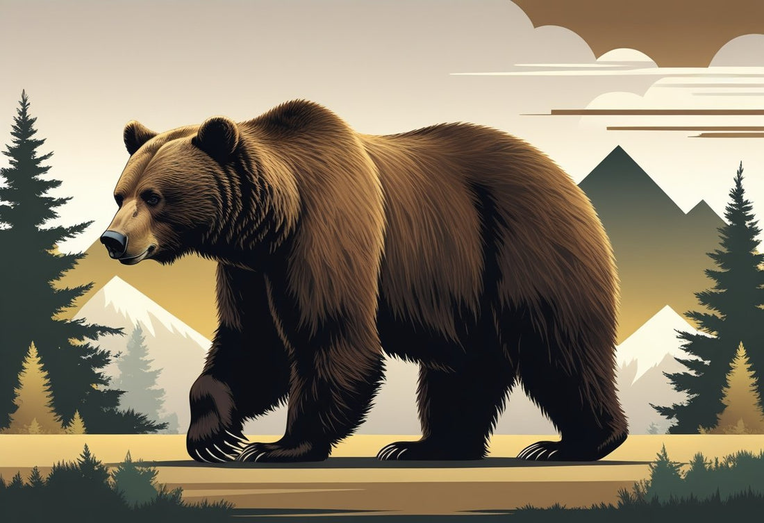 Grizzly Bear Art Decor: Enhancing Your Space with Nature-Inspired Elegance