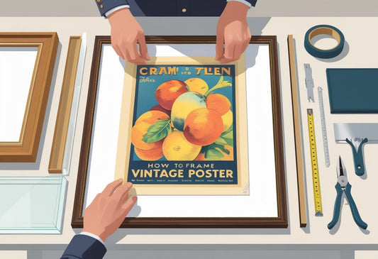 How To Frame A Vintage Poster: A Step-By-Step Guide