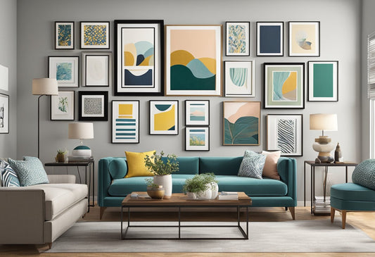 How to Decorate a Large Wall Behind a Couch for a Stunning Focal Point