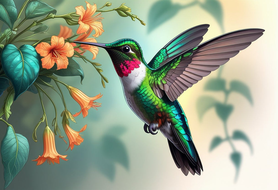 Hummingbird Print: Designing Vibrant Textile Patterns for Modern Decor