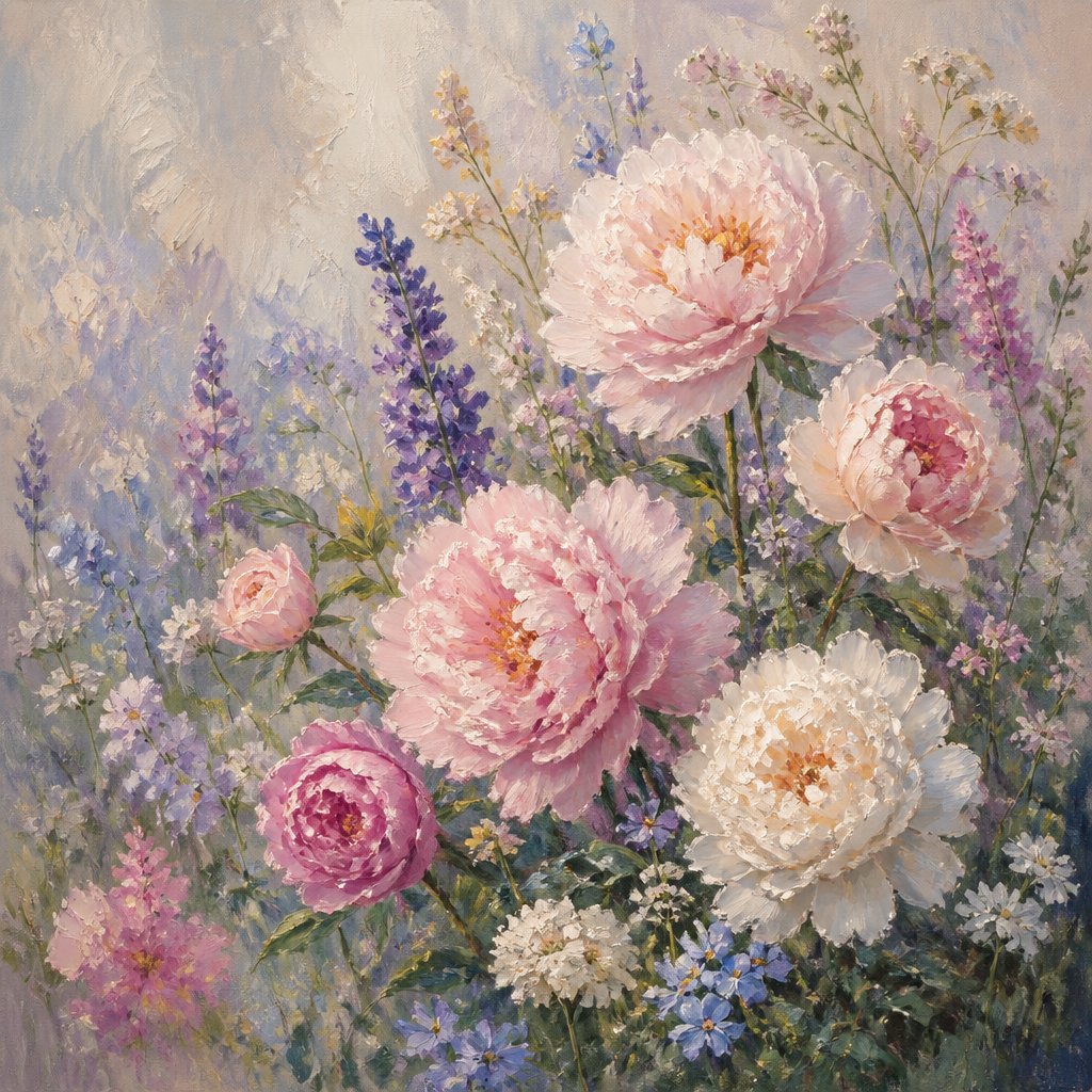 Impressionist Flower Prints for Elegant Wall Decor