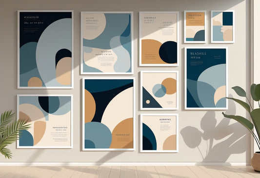 Mixing Poster Sizes for Dynamic Wall Decor: Tips for Creating Striking Displays