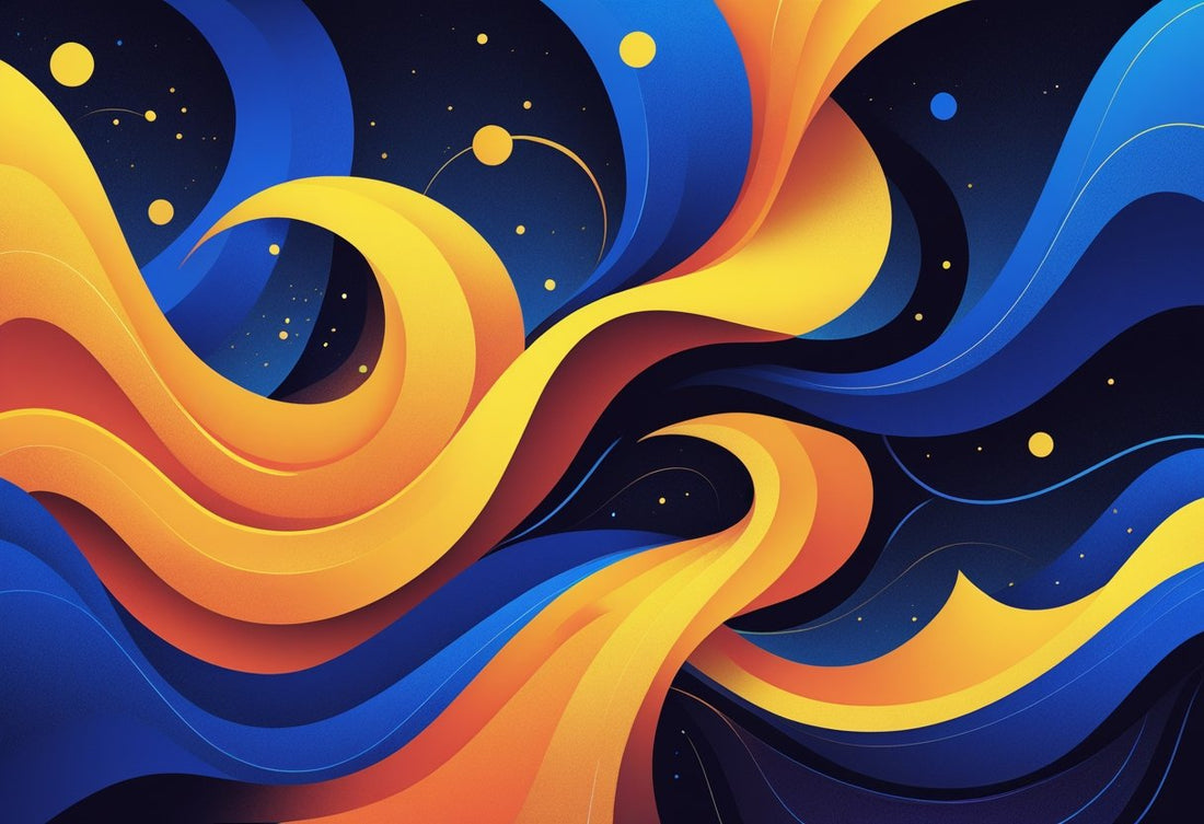 Mixing Typography Posters with Abstract Art: A Creative Fusion of Design Elements