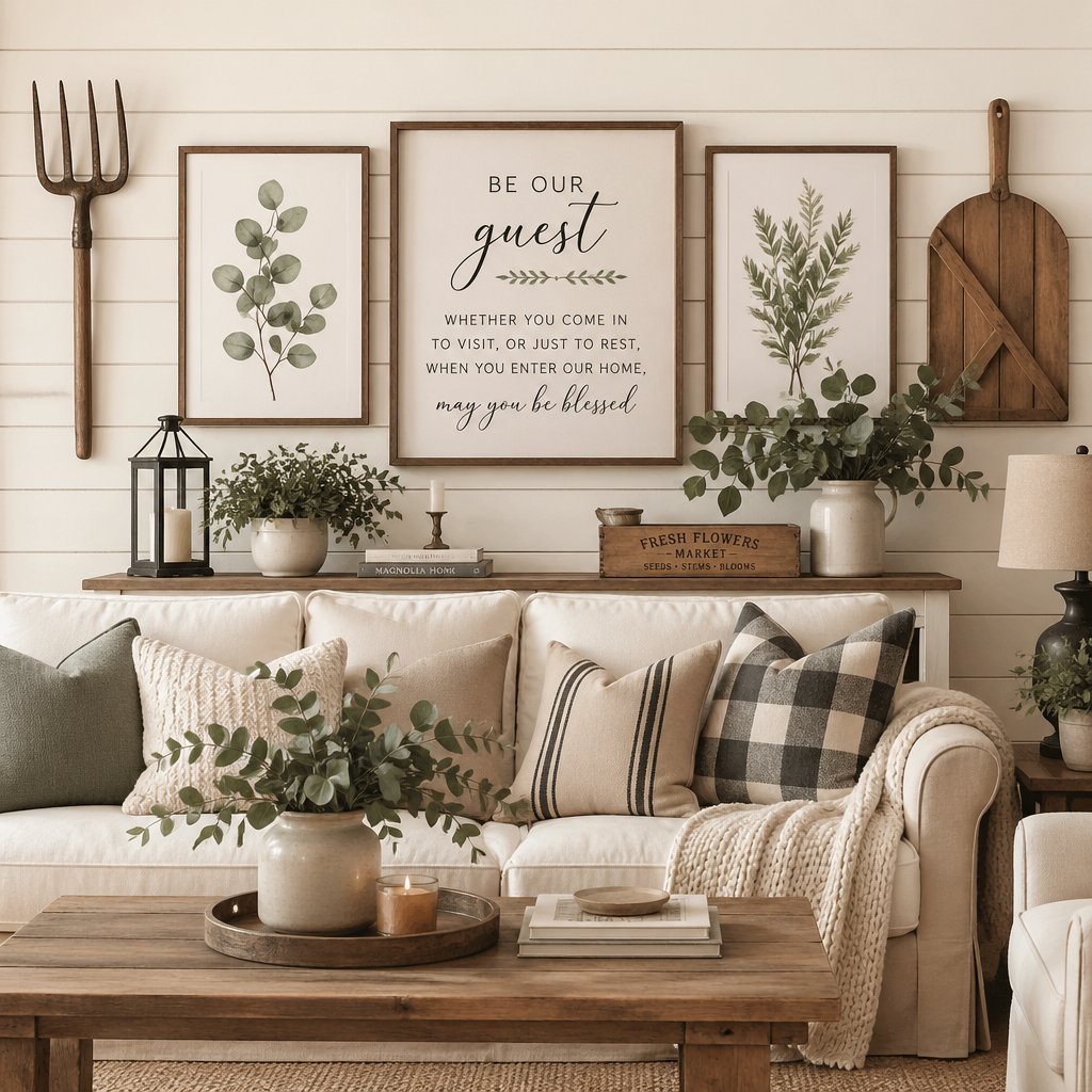 Modern Farmhouse Wall Art Ideas for a Warm, Stylish Home
