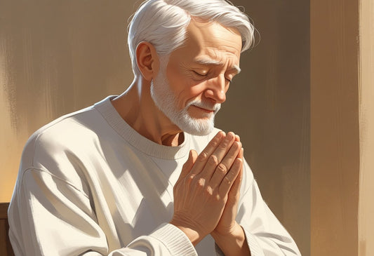 Old Man Praying Wall Art: Capturing Serenity and Spirituality