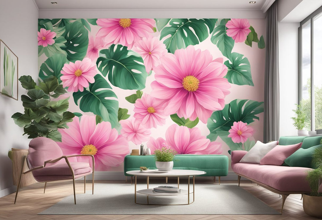 Pink Flower Wall Art: Transform Your Space with Floral Elegance