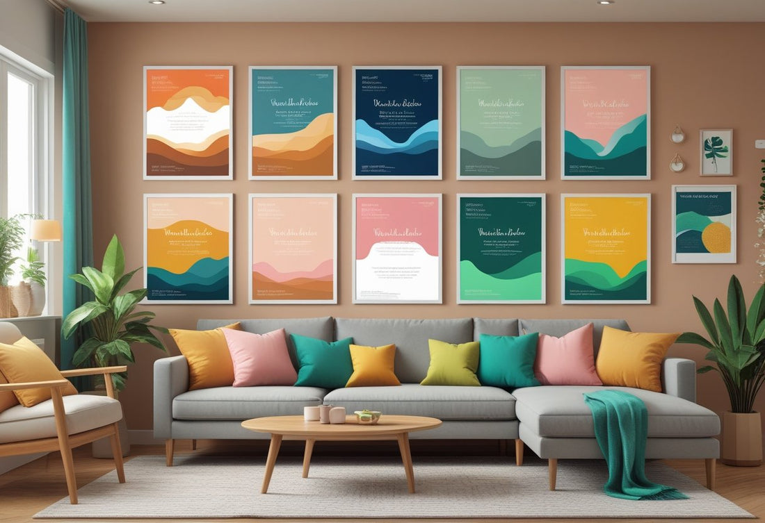 Poster Color Schemes That Match Your Home Aesthetic for a Harmonious Decor