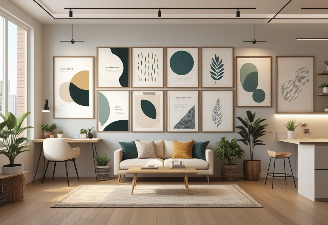 Poster Decorating Ideas for Modern Studio Apartments: Transform Your Space with Style