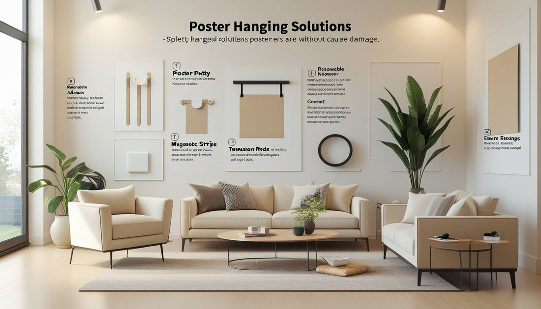 Poster Hanging Solutions Renters Can Use: Easy, Damage-Free Ideas for Apartments