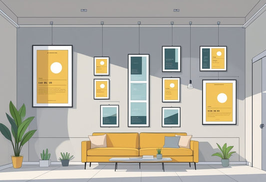 Poster Size Guide for Different Wall Spaces: Choosing the Right Dimensions for Your Decor