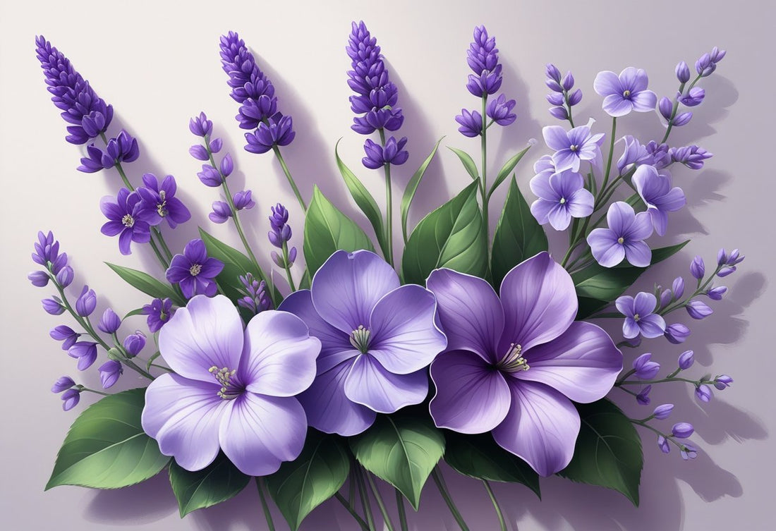 Purple Floral Wall Decor: Elevate Your Space with Elegant Designs