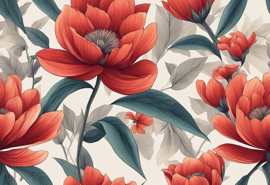 Red Flower Wall Art: Transform Your Space with Vibrant Decor