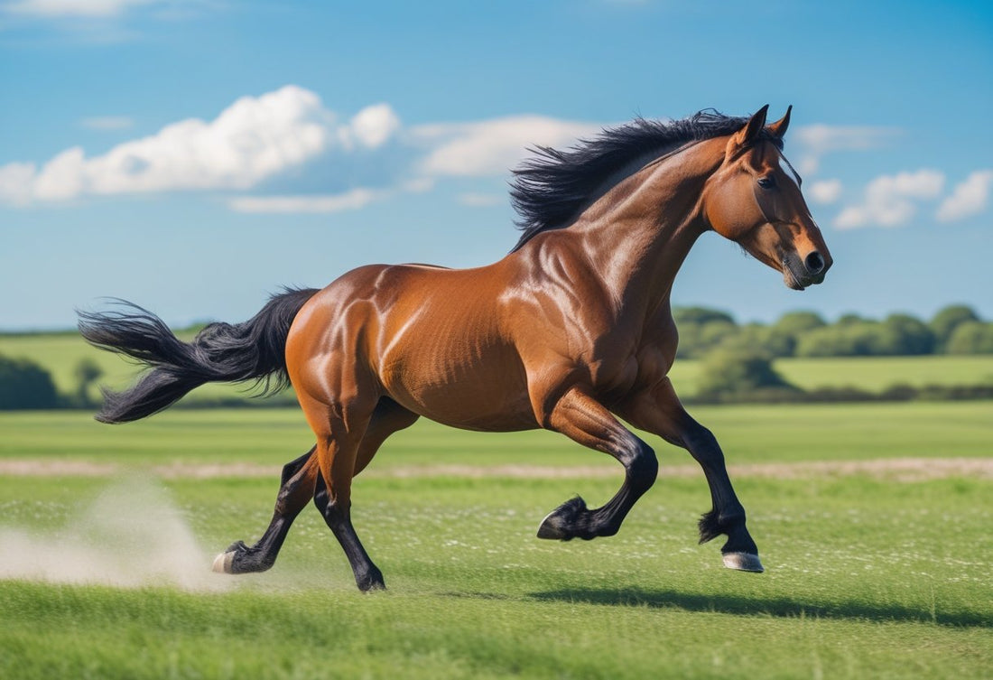 Running Horse Photo Poster: Capturing the Majesty of Equine Motion