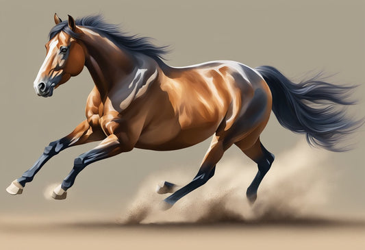 Running Horse Poster: Capturing the Spirit of Equine Motion