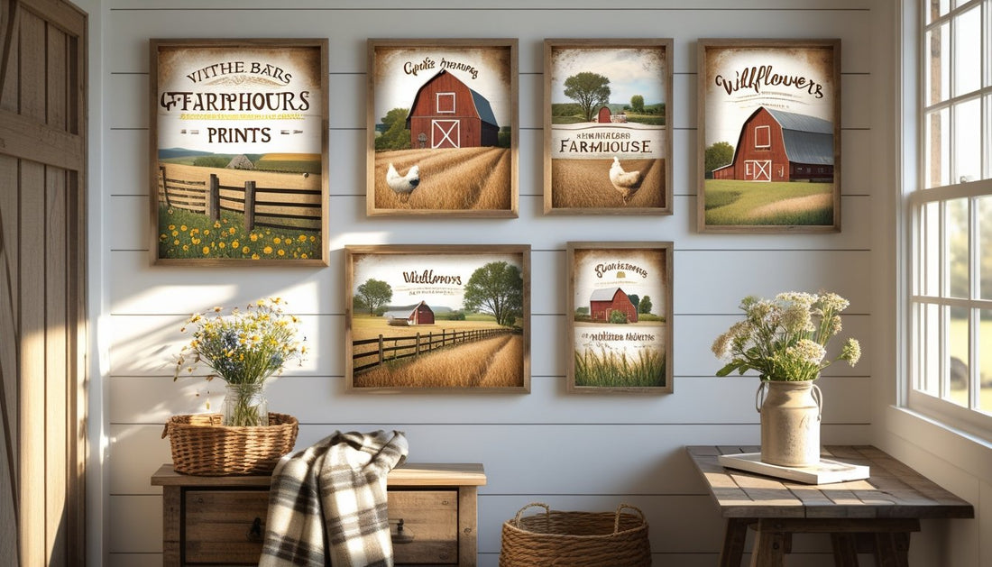 Rustic Farmhouse Prints for Timeless Wall Decor