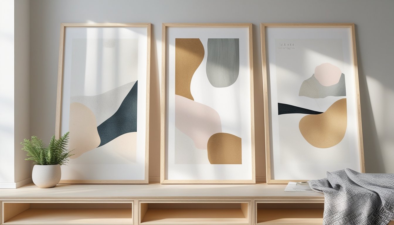 Scandi Pattern Frame Scandinavian Poster Frames: Minimalist Design Tips for Stylish Walls ...