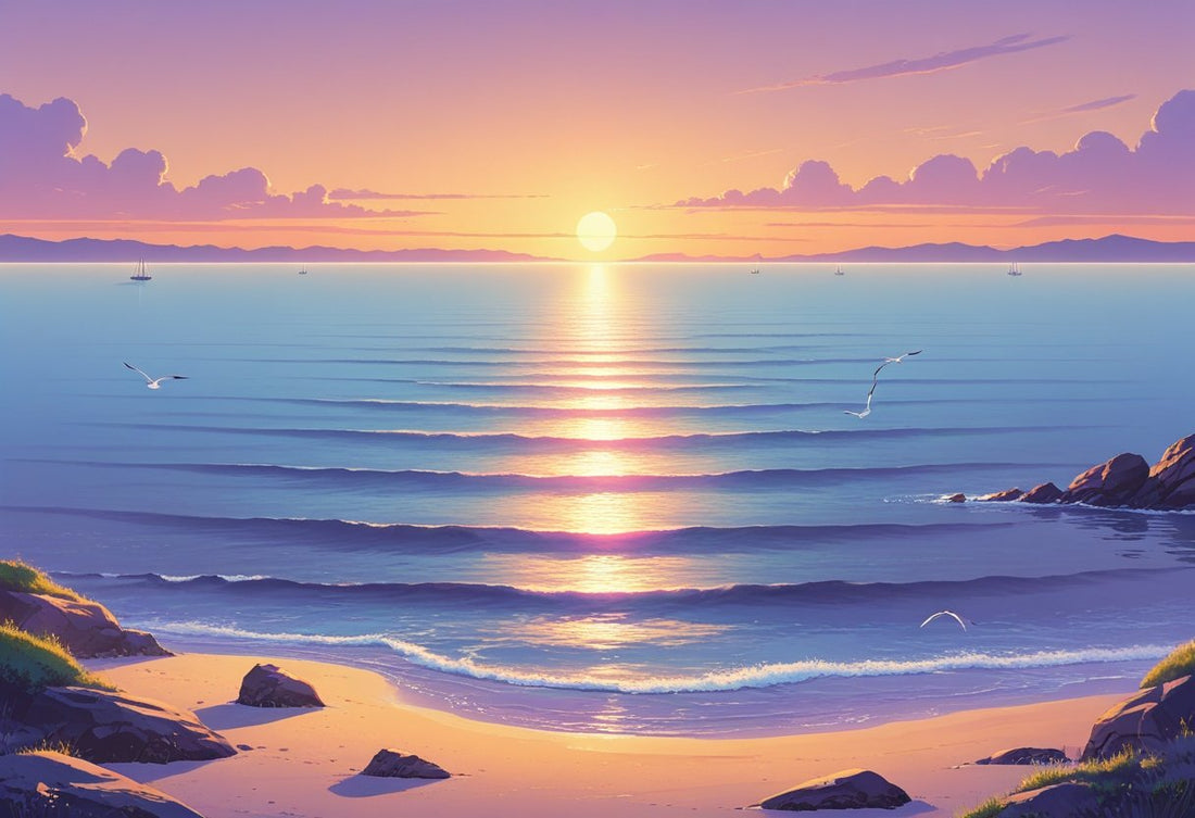 Sea Landscape Poster Art: Capturing the Beauty of Coastal Scenery