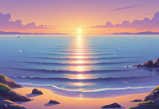 Sea Landscape Poster Art: Capturing the Beauty of Coastal Scenery