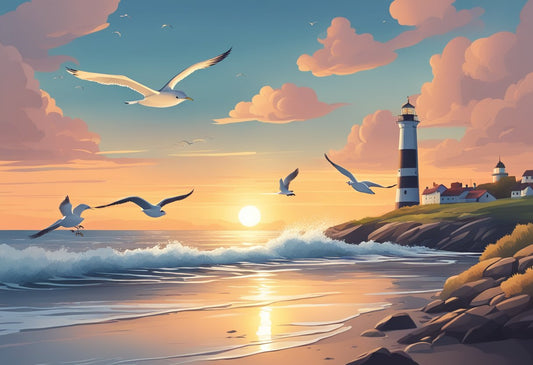 Sea Shore Poster: Capturing the Serenity of Coastal Landscapes