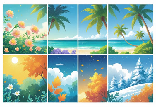 Seasonal Poster Themes: Creative Ideas and Color Palettes for Every Time of Year