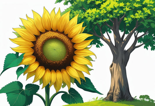 Sunflower and Tree Prints: Elevating Nature-Inspired Design